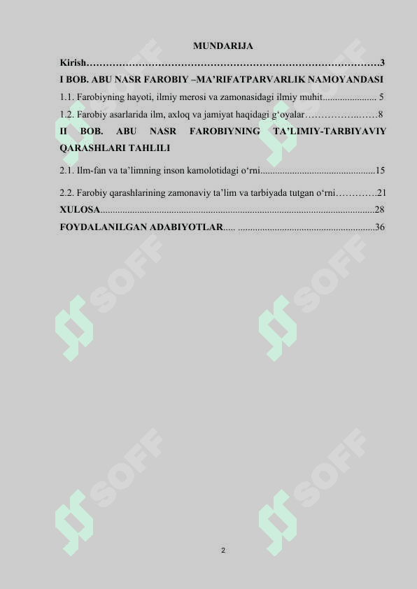 ABU NASR FAROBIYNING TA’LIMIY-TARBIYAVIY QARASHLARI. 2