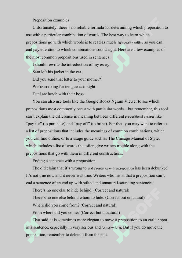 Syntactic functions of the prepositional phrase 8