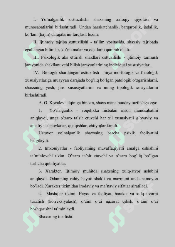 shaxs va uning tuzilishi, shaxs psixologiyasi ko'p qirrali tahlili kurs ishi 5