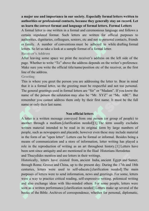Official letters 3