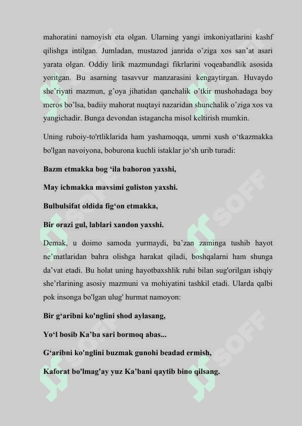 Huvaydoning “Ibrohim Adham”  qissasi va undagi timsollarni tavsiflash 4