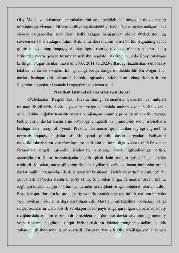 Mustaqil O‘zbekiston tarixiga oid manbalar 26 3