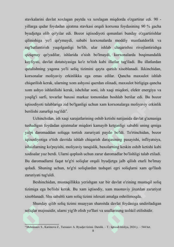 O'ZBEKISTONDA SOLIQ SIYOSATI 8