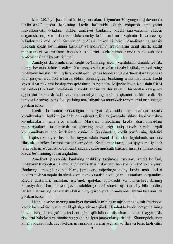InFinBank Amaliyot hisoboti 3