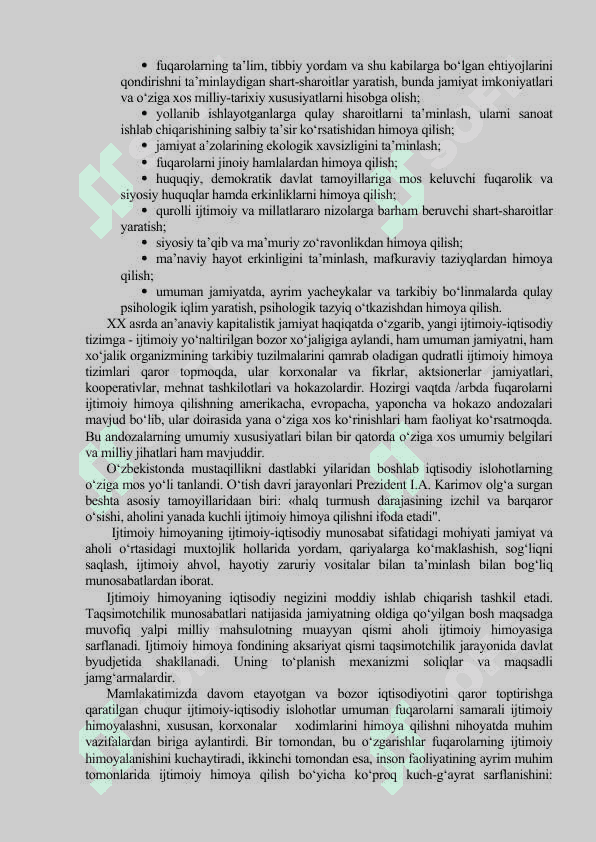 Ijtimoiy institutlarga va hodimlarni ijtimoiy muhofaza qilish 4