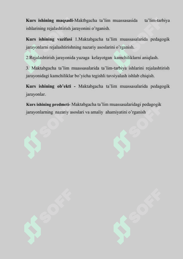 Maktabgacha ta'lim muassasasida ta'lim-tarbiya ishlarini rejalashtirish 3