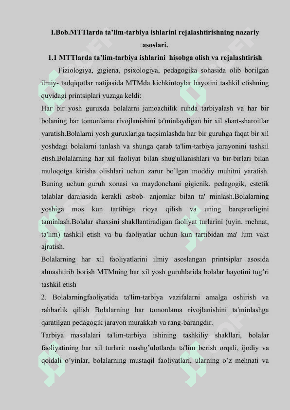 Maktabgacha ta'lim muassasasida ta'lim-tarbiya ishlarini rejalashtirish 4