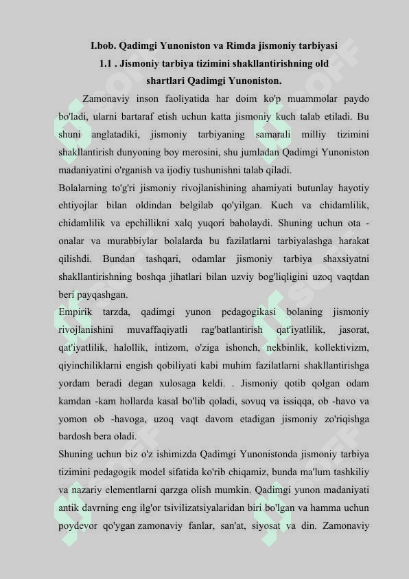 Qadimgi Yunoniston va Rimda jismoniy tarbiya 4