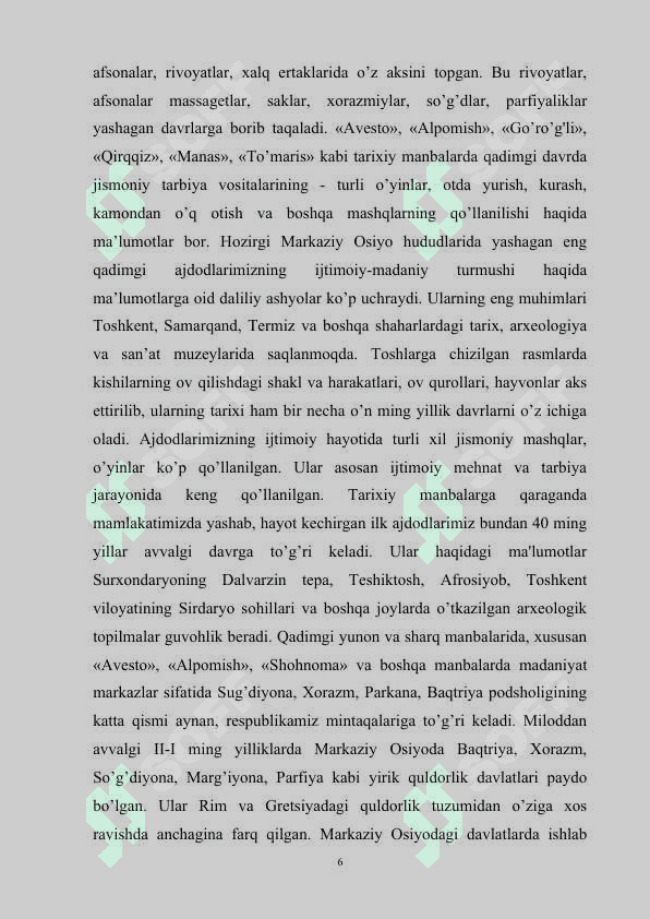 O'rta osiyo xalq qo'shinlarining harbiy va jismoniy tayyorgarlik 6
