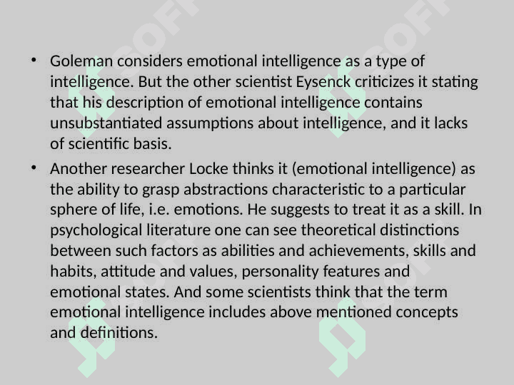 Emotional intelligence and Emotional knowledge 3