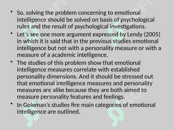 Emotional intelligence and Emotional knowledge 4