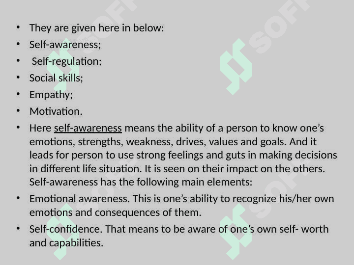 Emotional intelligence and Emotional knowledge 5