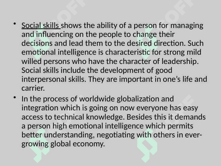 Emotional intelligence and Emotional knowledge 7