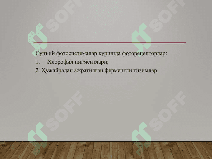 Биотехнология ёрдамида экологик вазиятни сақлаш ва қайта тиклаш жараёнлари. 8