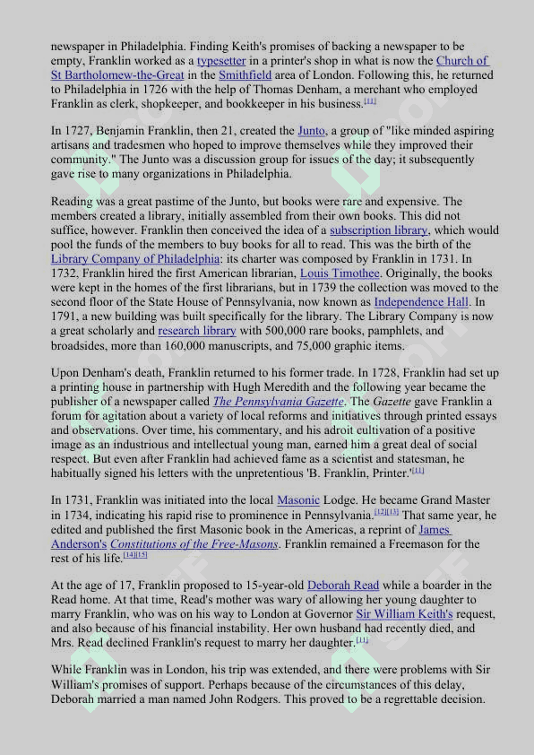 BENJAMIN FRANKLIN 4