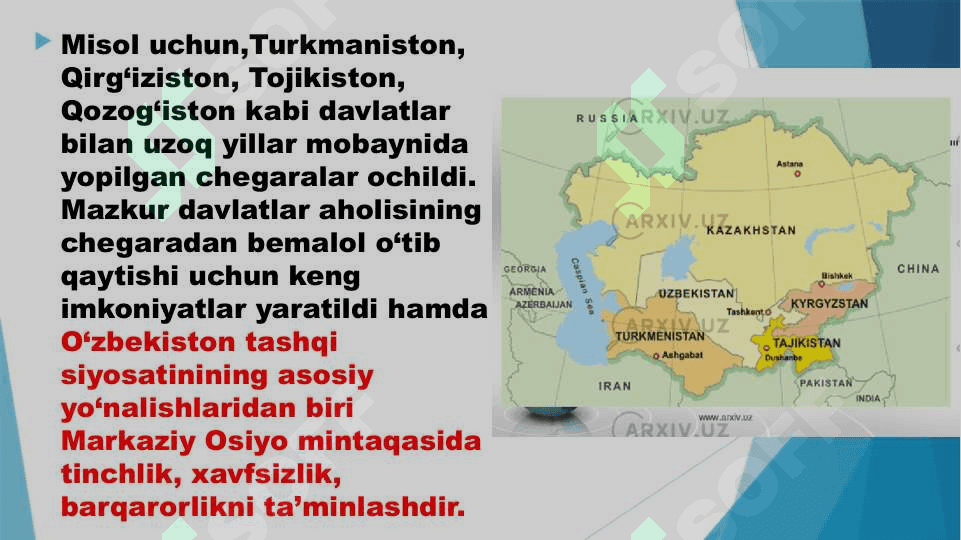 O'zbekistonning jahon hamjamiyatidagi o'rni 4