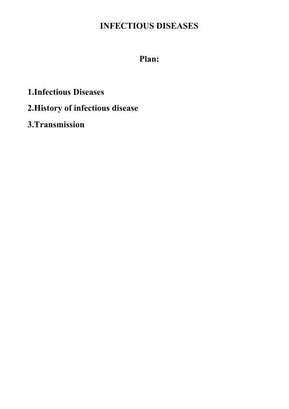 INFECTIOUS DISEASES