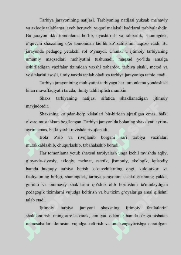JANGAVOR VA MEHNAT AN'ANALARI ASOSID TARBIYALASHNING SHAKL VA USULLARI 8