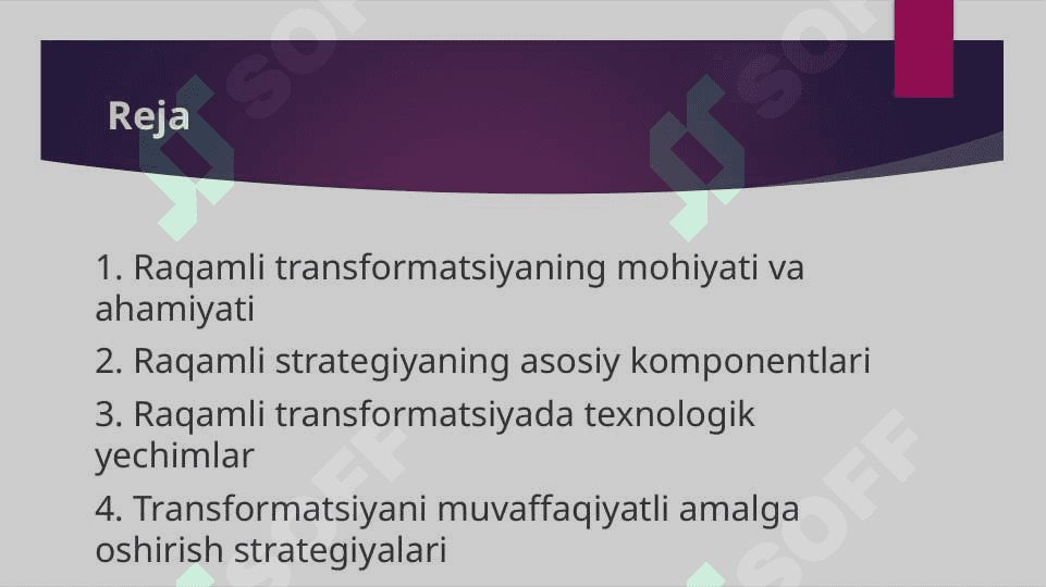 Raqamli transformatsiya strategiyalari 2