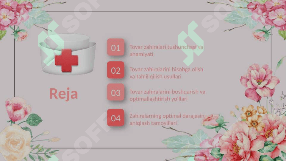 Dorixonalarning tovar zahiralari tahlili 2
