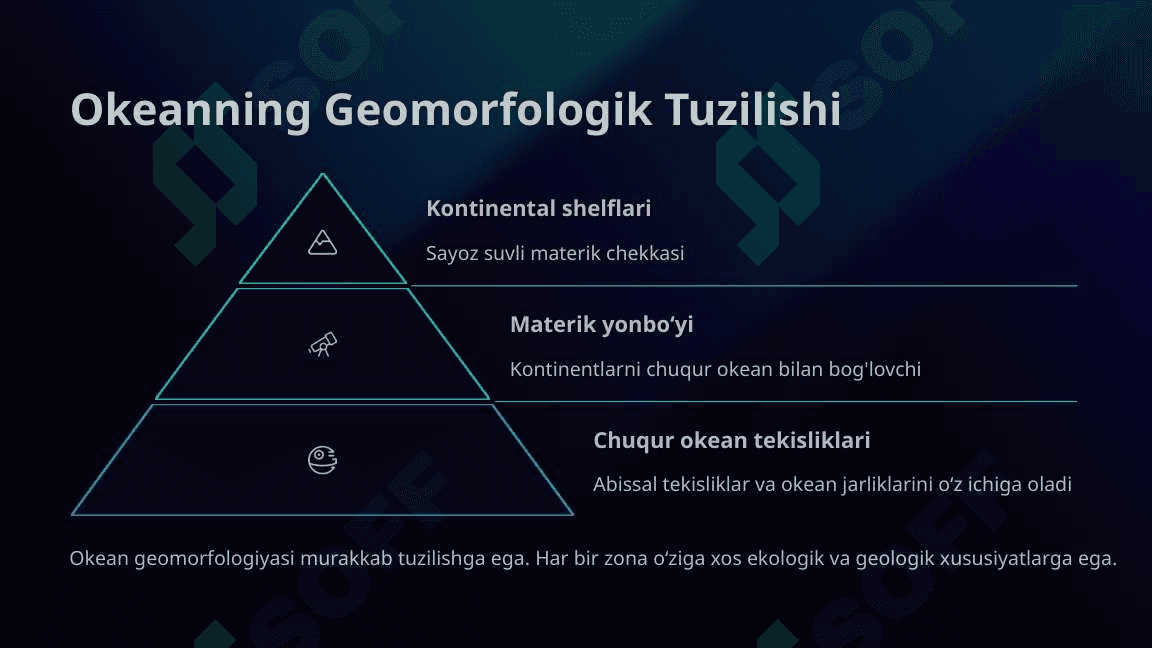 Dunyo okeani suv osti relyefi xususiyatlari 3