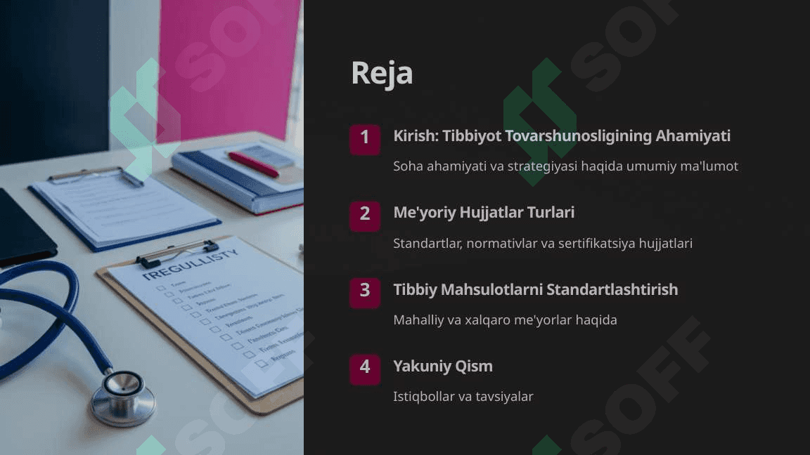 Tibbiyot tovarshunosligida qo'llaniladigan me'yoriy texnik hujjatlar 2