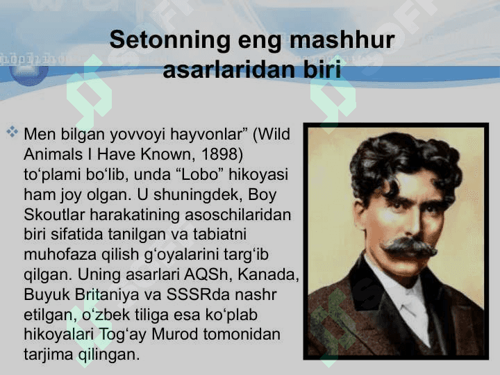 Ernest seton tompson,, lobo’’ hikoyasi 4