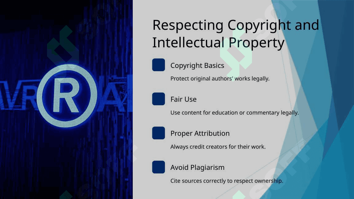 Speaking How to be a responsible internet User 6