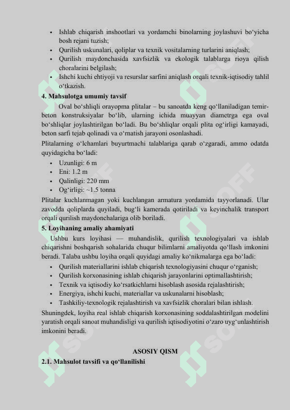 Oval boshliqli plita ishlab chiqarish 3