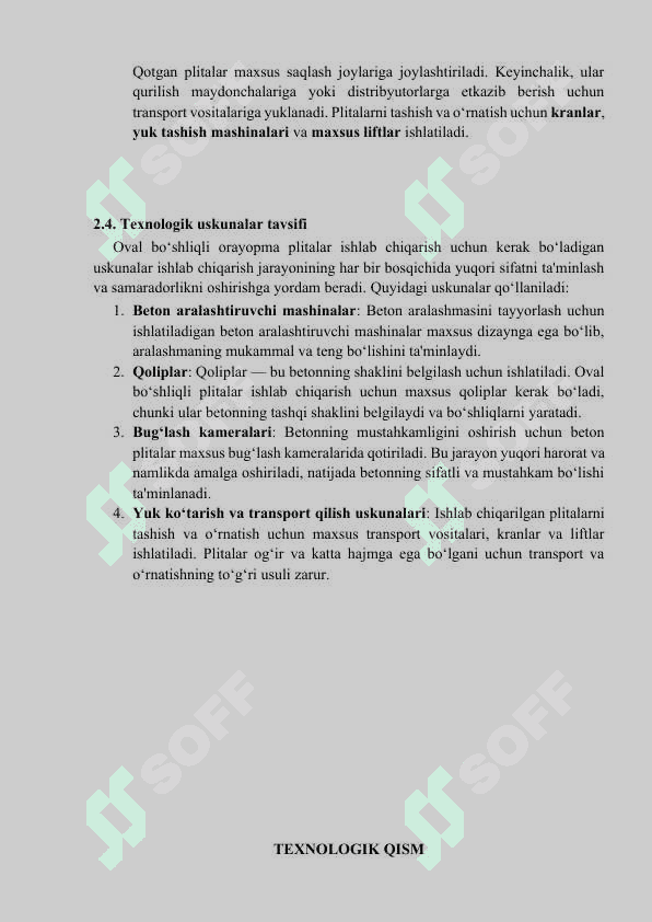 Oval boshliqli plita ishlab chiqarish 6
