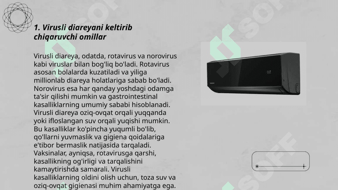 Virusli diareya. Vabo 3
