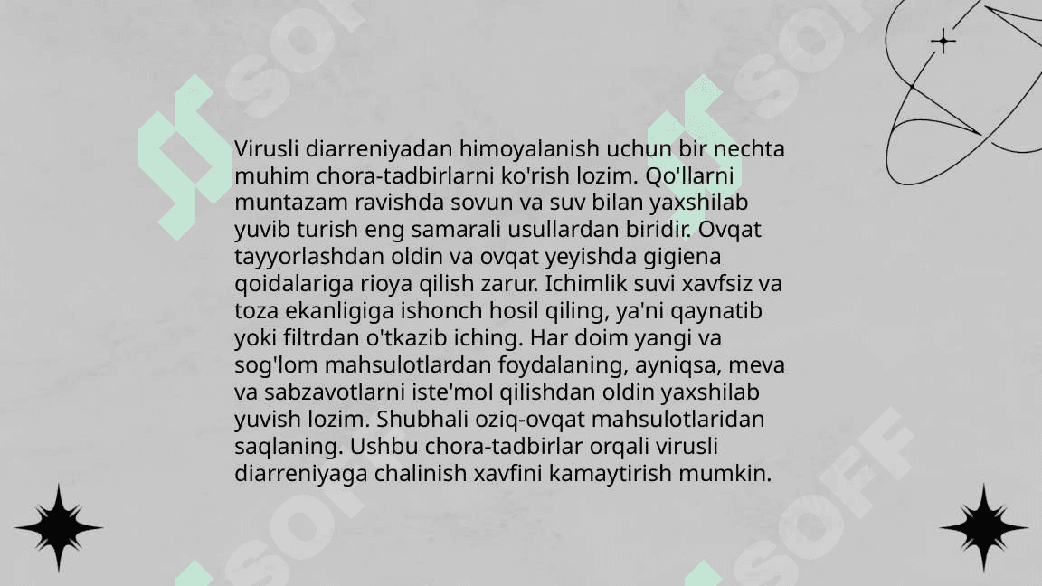 Virusli diareya. Vabo 4