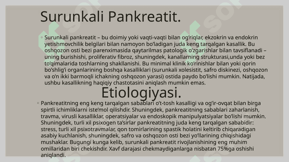 PANKREATIT 3