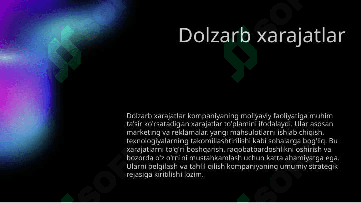 Moddiy Xarajatlar Hisobi 4