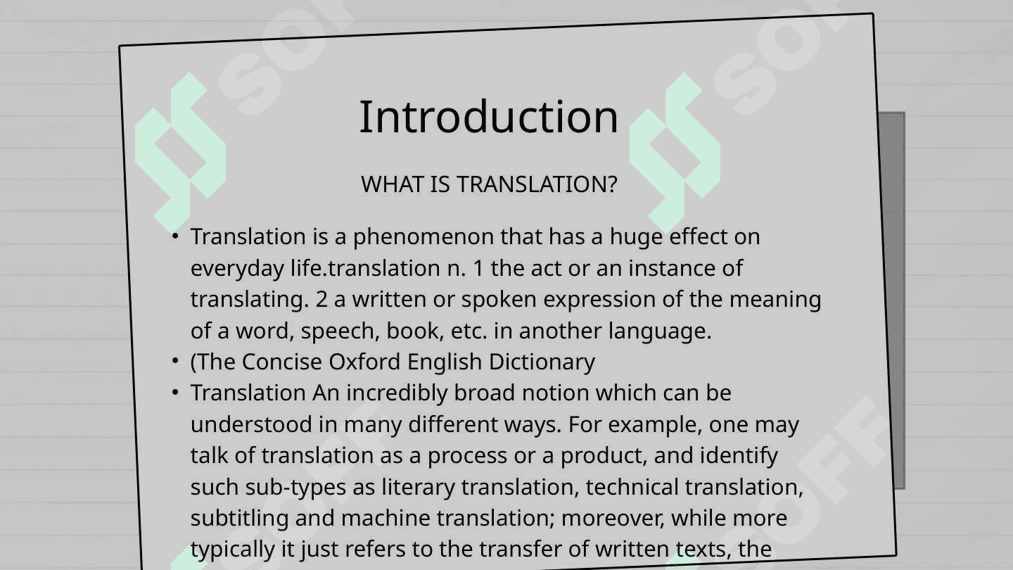 Theory  and Practice of    Translation 3