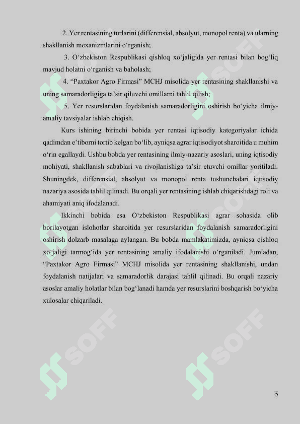 Yer rentasi va uning turlari 5