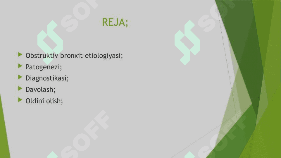 OBSTRUKTIV BRONXIT KASALLIGI 2