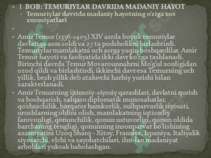 Temuriylar davrida tasviriy san'at 4