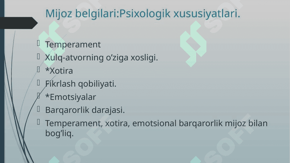 MIJOZ HAQIDA TALIMOT VA UNING SHARQ TIBBIYOTIDA ASOSLANISHI 7