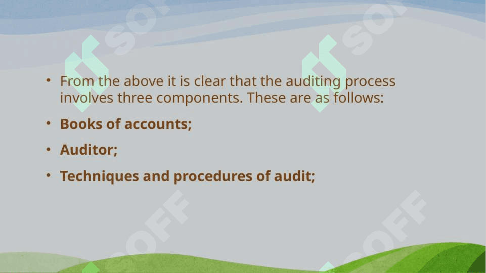 An Introduction to Auditing 6