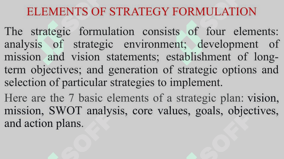 STRATEGY FORMULATION-I INTERNAL AND EXTERNAL ANALYSIS 6