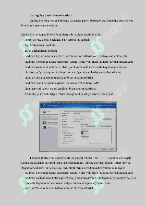 iSpring dastur imkoniyatalari. 4