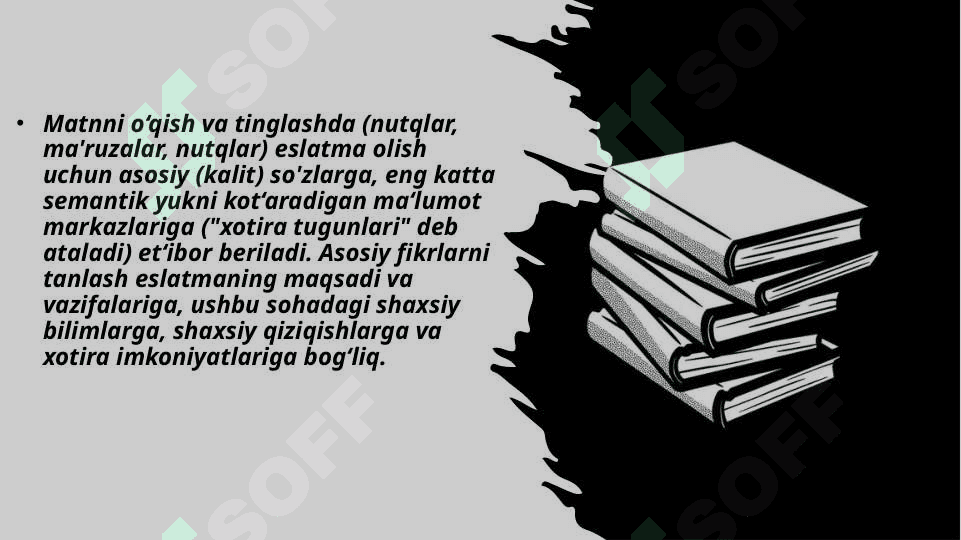 Konspekt. Konspekt turlari 6
