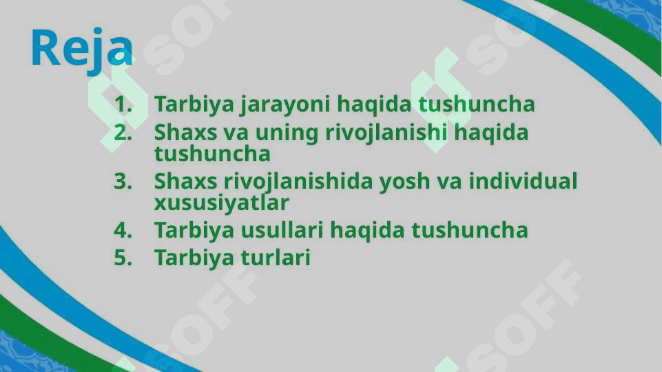 Tarbiya jarayoni 2