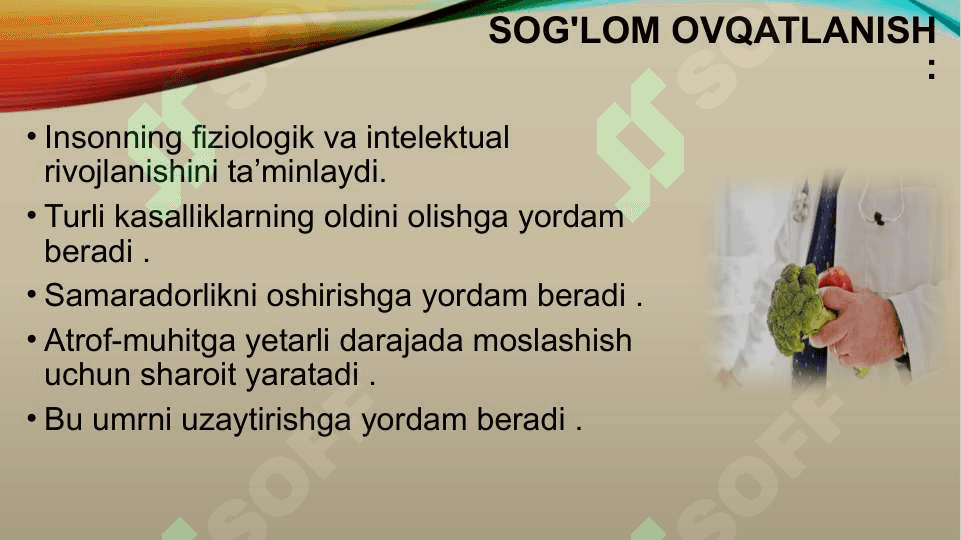 atsional Ovqatlanish   asoslari 8