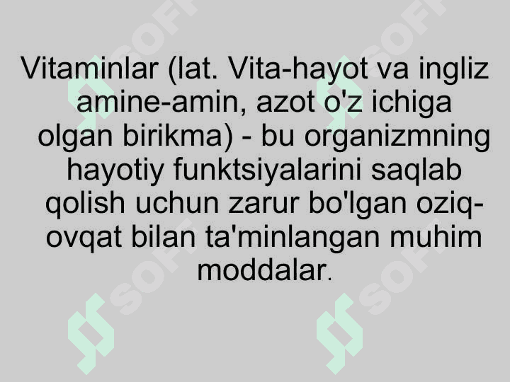 VITAMINLAR 3