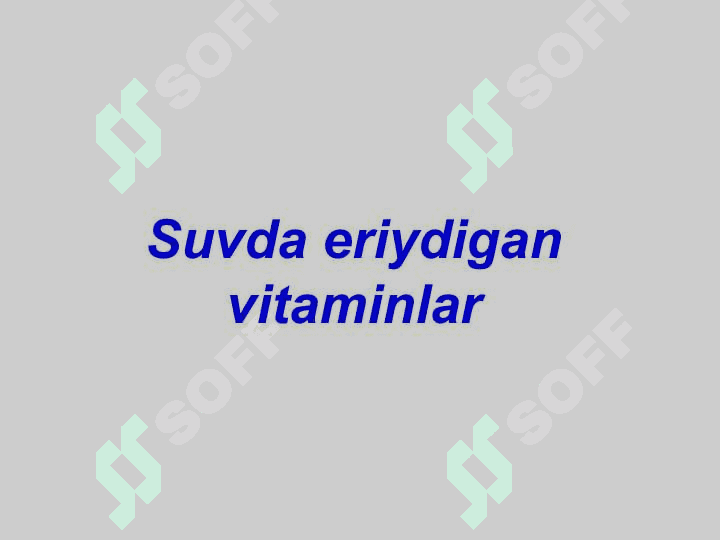 VITAMINLAR 7