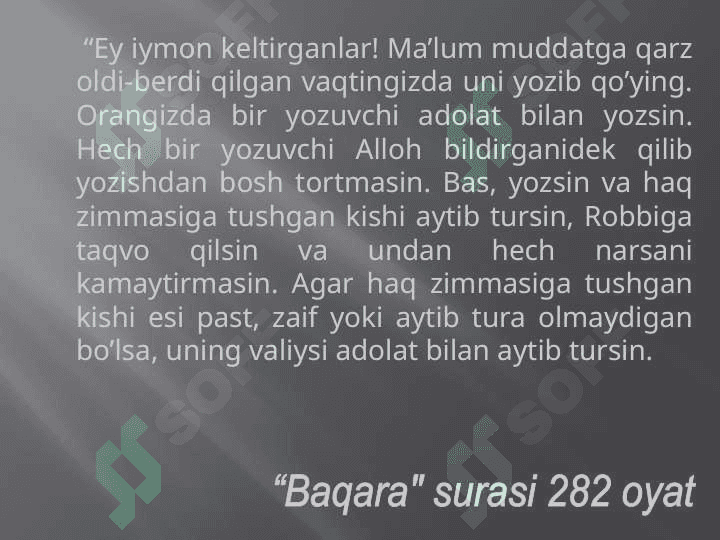 Islom moliyasida qarz masalasi 4