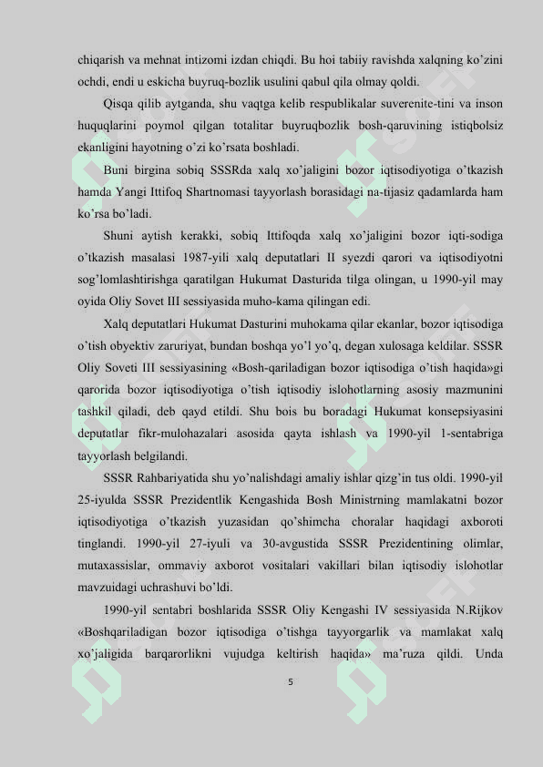Oʻzbekiston siyosiy tizimidagi oʻzgarishlar 5
