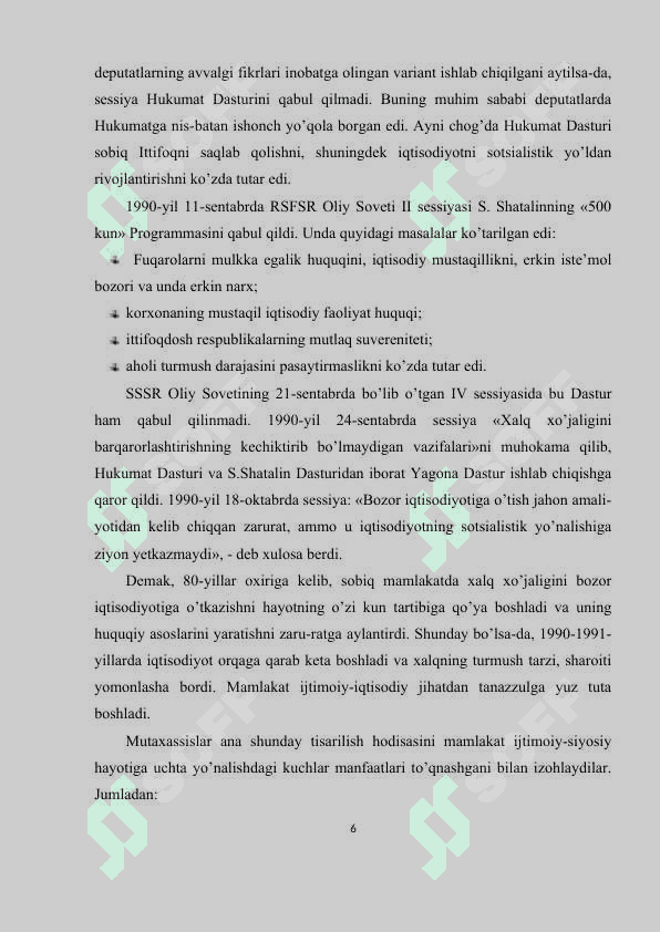 Oʻzbekiston siyosiy tizimidagi oʻzgarishlar 6